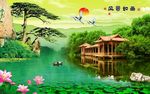 世外桃源电视背景墙