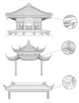 矢量古典建筑