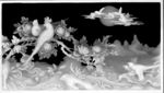 花鸟灰度图