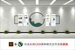 企业文化墙展板