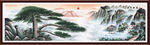 迎客松国画迎客松