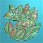 精雕图 芭蕉