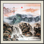 山水画 水墨山水画 意境山水画