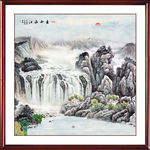 山水画 水墨山水画 意境山水画
