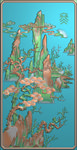 精雕图 山水
