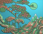 精雕图 松树