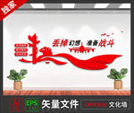 准备战斗部队文化墙