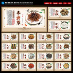 中药展板 中药文化 中药挂画