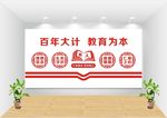 学校教师文化墙图片