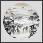 山水画 水墨山水画 意境山水画
