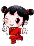 手绘卡通少女