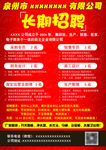 企业招聘海报A3