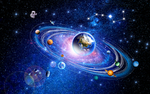 星空星系太阳系