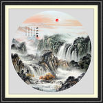 山水画 水墨山水画 意境山水画