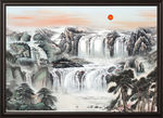 山水画 水墨山水画 意境山水画