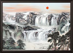 山水画 水墨山水画 意境山水画