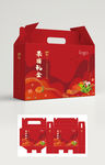 果脯礼盒  果干 蜜饯  红色