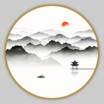 新中式山水