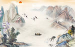 大气 爆款新山水画 TIF分层