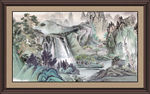 大厅山水画