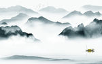 高档 意境新山水画 tif分层