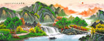 山水画 水墨山水画 意境山水画