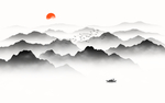 山水背景墙