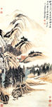 张大千 国画42x85