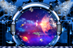 3D立体宇宙太空舱外星球背景墙