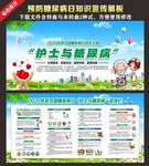 糖尿病日宣传栏展板