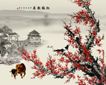 红梅报喜