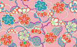 手绘 线条抽象几何花朵