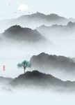 新中式山水画