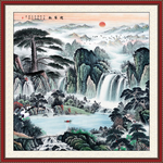 山水画 水墨山水画 意境山水画