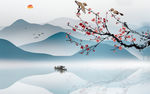 水墨高端山水画 TIF分层