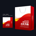 红色手提袋 手提袋设计 手提袋
