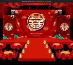 婚礼舞台背景