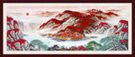 聚宝盆山水画