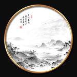 山水画 水墨山水画 意境山水画