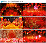 中国美 喜庆新年春节 背景视频