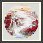 山水画水墨山水画意境山水画