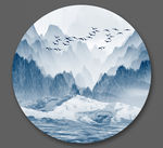新中式山水画
