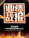 业绩战报 销售战报 喜报