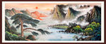 迎客松国画迎客松