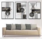 现代晶瓷抽象几何油画装饰无框画