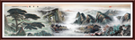 迎客松国画迎客松