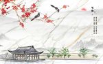 咏梅爵士白背景墙
