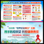 世界艾滋病日宣传展板