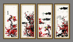 国画梅花