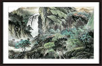 聚宝盆山水画